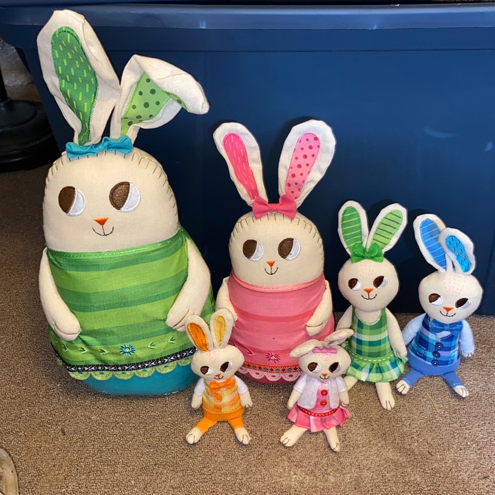 Set of Easter Rabbits